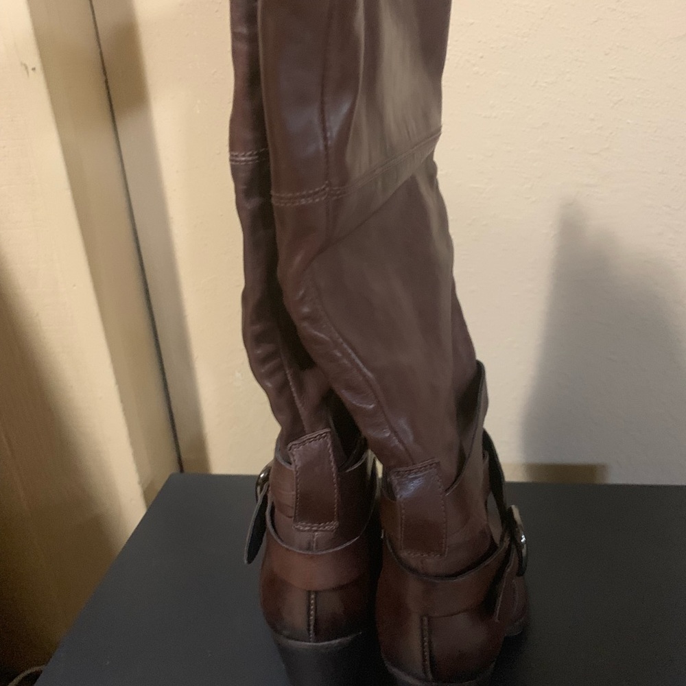 Alberto Fermani Brown Leather Boots